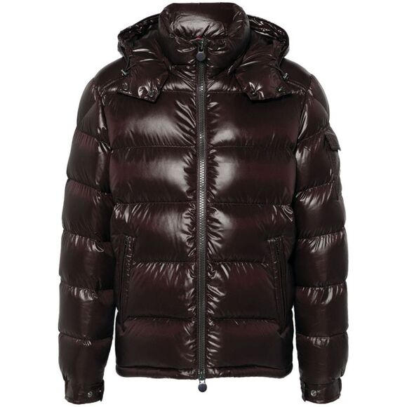 Padded Zip-Up Hooded Jacket for Men